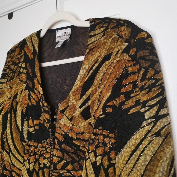 Vintage Joseph‎ Ribkoff  Pattern Zipper Jacket - Picture 3 of 8